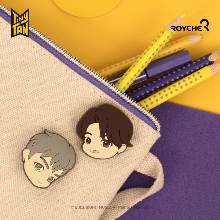 SEOULSTATION berlin BTS TinyTan Rubber pin badges jungkook rm