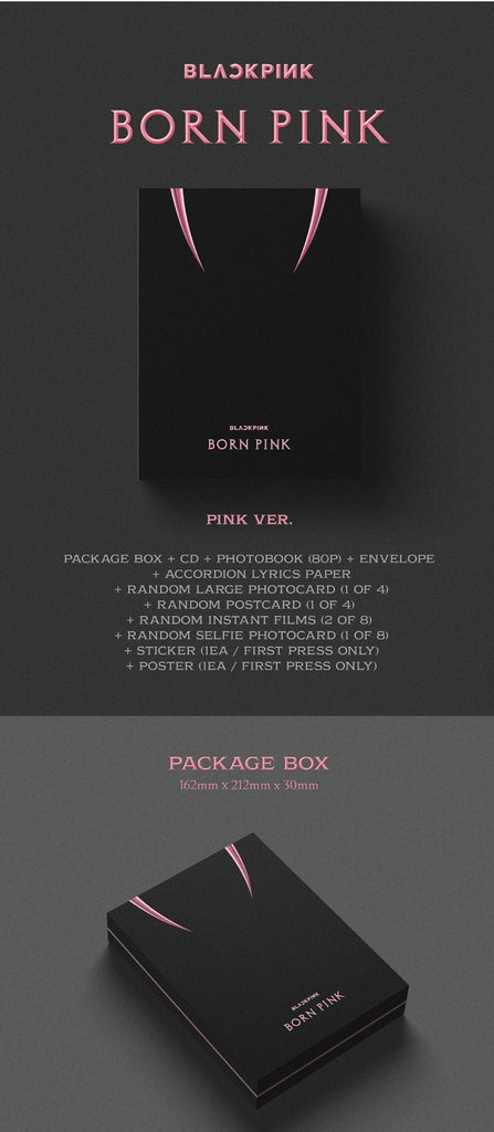 SEOULSTATION berlin Blackpink Born Pink Box Version pink version