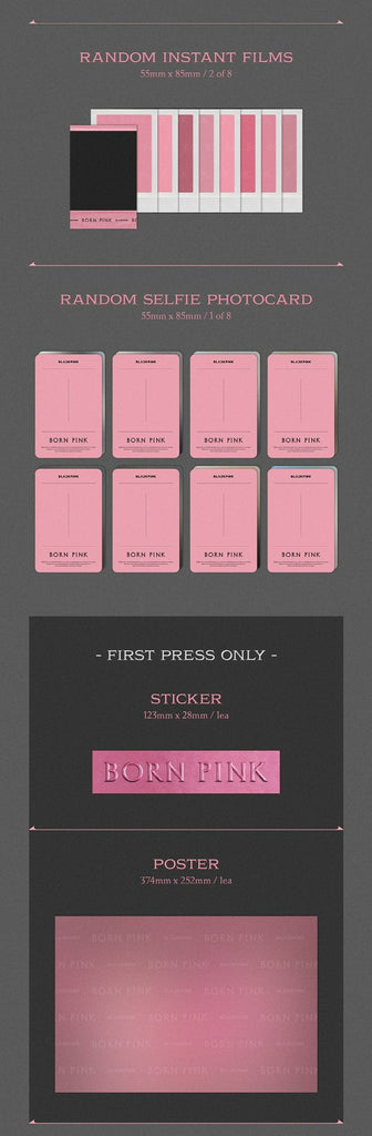 SEOULSTATION berlin Blackpink Born Pink Box Version pink version Photocard