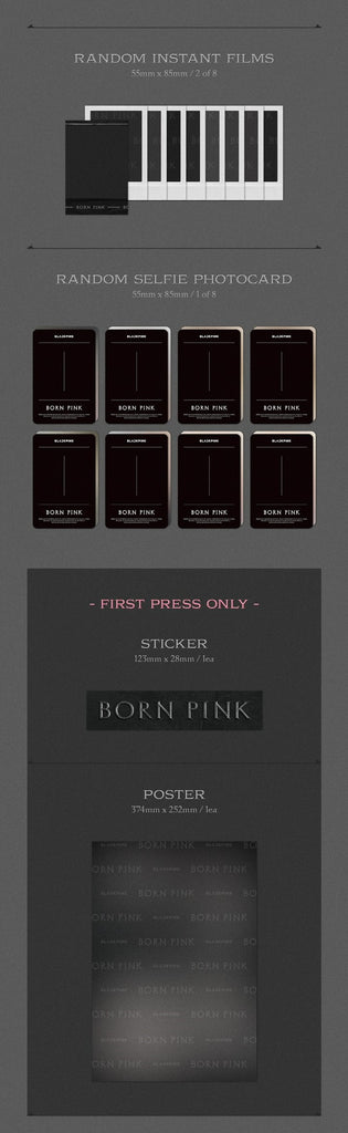 SEOULSTATION berlin Blackpink Born Pink Box Version random photocard