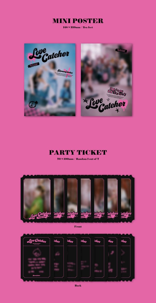 SEOULSTATION berlin Dreamcatcher Love Catcher Concept Photobook mini Poster