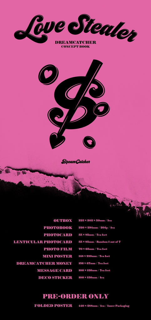 SEOULSTATION berlin Dreamcatcher Love Stealer Concept Photobook packshot list