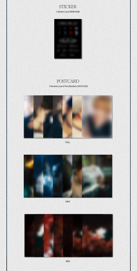SEOULSTATION berlin Enhypen Dark Blood Postcard