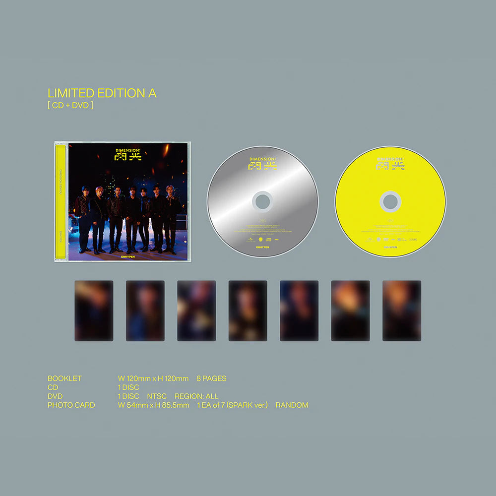 SEOULSTATION berlin Enhypen Dimension Senkou Japanese Version Limited  edition A Photocard