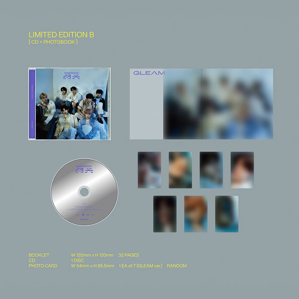 SEOULSTATION berlin Enhypen Dimension Senkou Japanese Version Limited  edition B Photoard