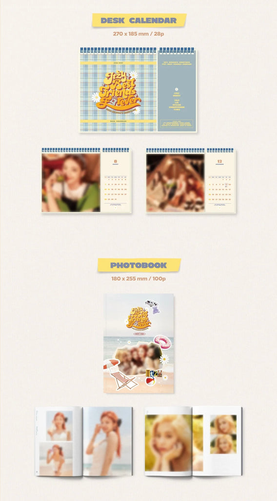 SEOULSTATION berlin ITZY_SESONS_GREETING_2022 desk calendar