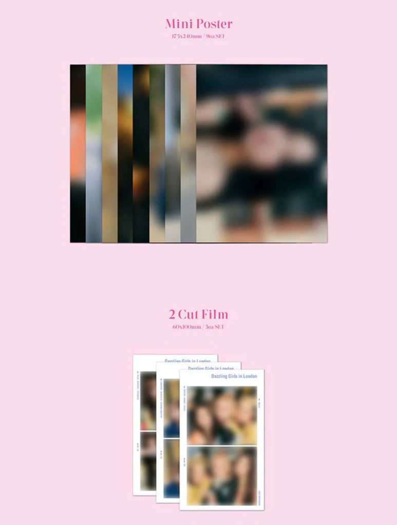 SEOULSTATION berlin Kep1er 2022 Photobook Dazzling Girls in London packshot photocard poster