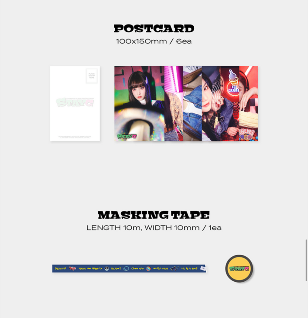 SEOULSTATION berlin StayC SEASONS GREETING 2023 masking tape