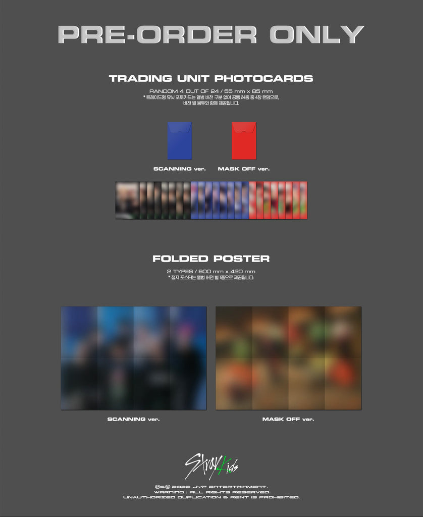 EOULSTATION berlin Stray Kids Oddinary Mask Off Version Pre-Order Only