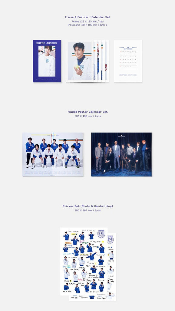SEOULSTATION berlin Super Junior Seasons Greeting 2021 postcard set