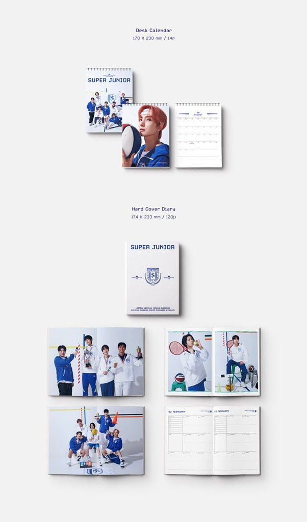 SEOULSTATION berlin Super Junior Seasons greeting 2021 desk calendar