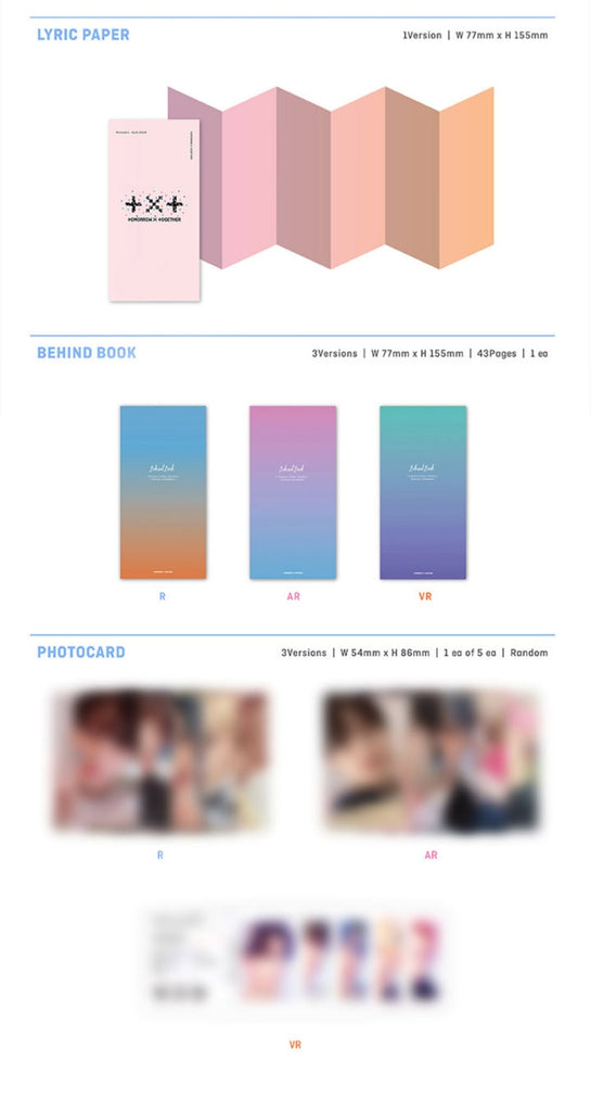 SEOULSTATION berlin TXT Minisde 1 Blue Hour photocard