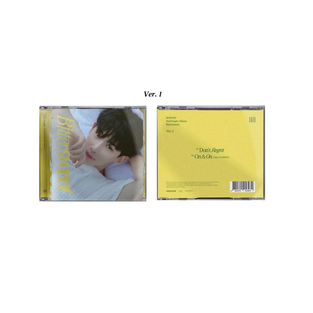 SEOULSTATION_berlin_WONHO - Bittersweet (2nd Single Album) Jewel Case yellow